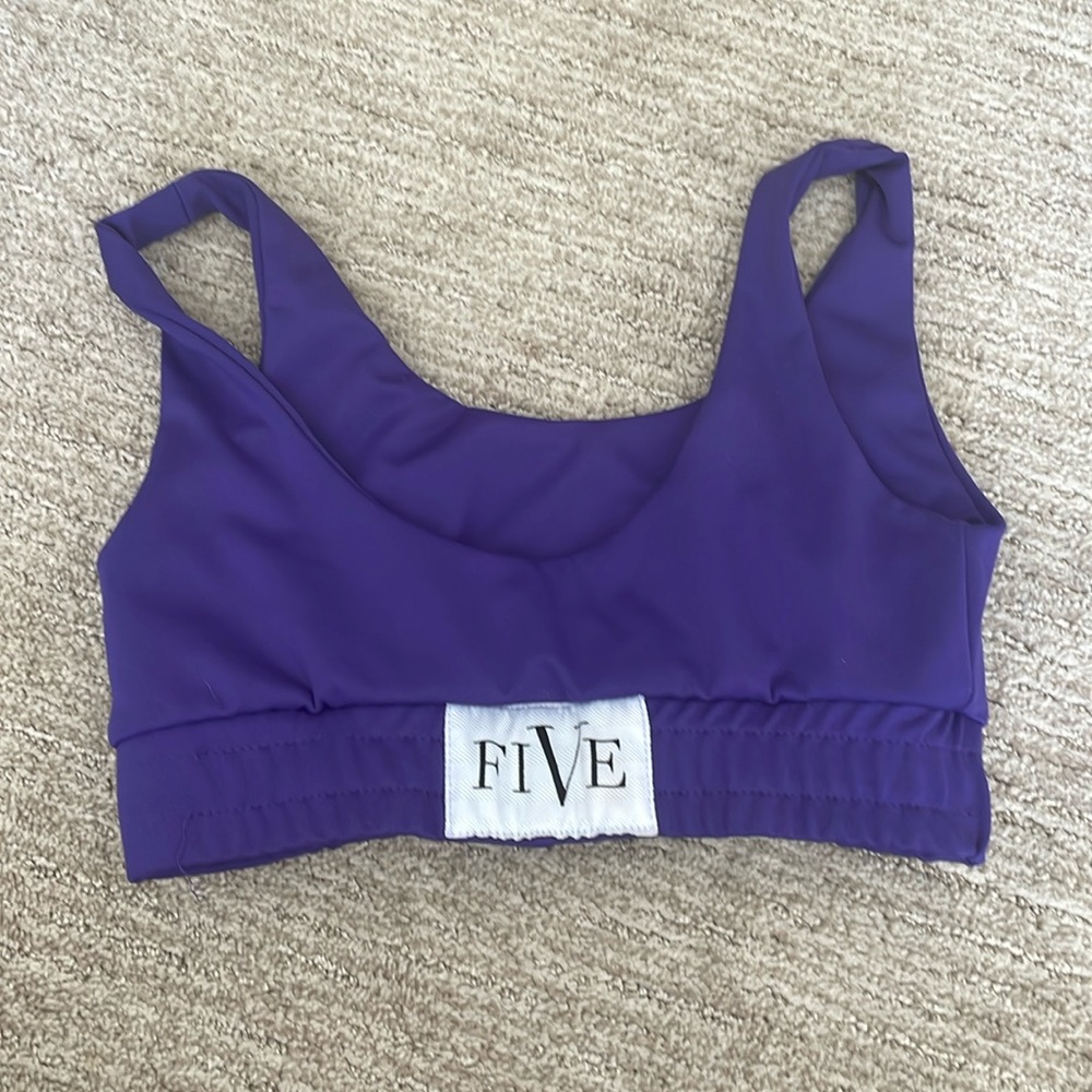 Five Dancewear Brookyln Bra size Small in Purple, Lightly used